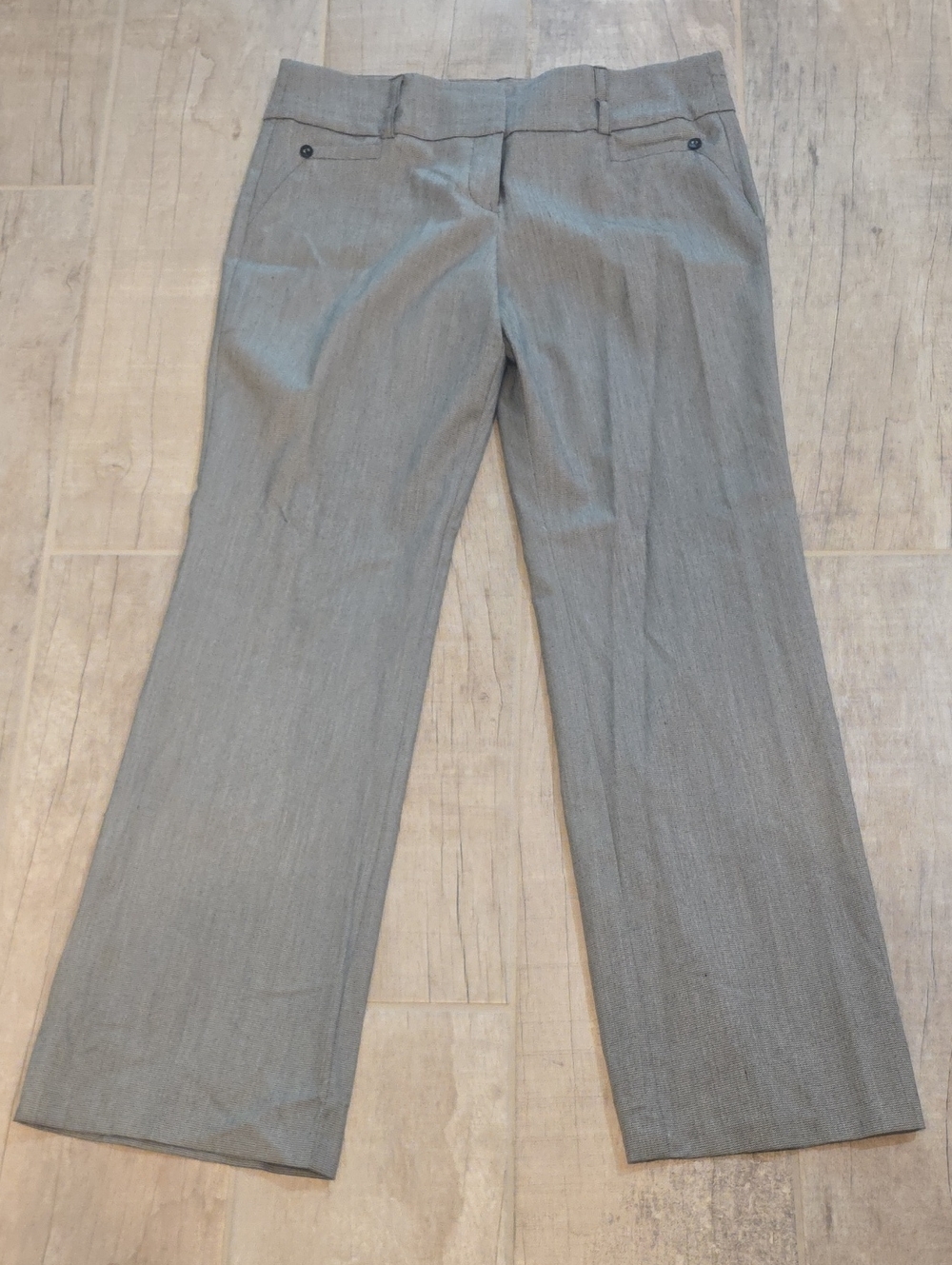 Joe B Black and White Textured Dress Pants